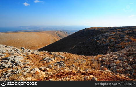 View From Galilee Mountains To Galilee Sea, Kinneret.