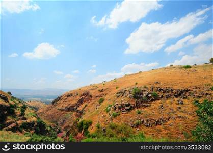 View From Golan Height, Israel, To Jordan Valley.