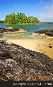 View from Long Beach in Pacific Rim National park, Canada