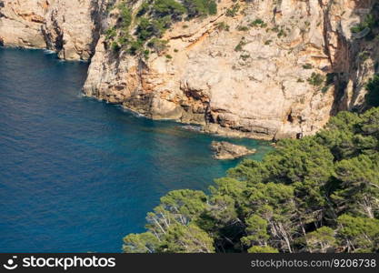 View from Mirador de Es Colomer-tourist attraction on Majorca  Formentor, Mallorca, Balearic Islands, Spain.