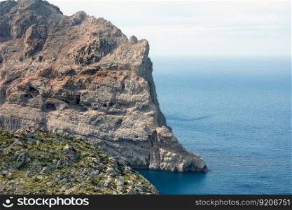 View from Mirador de Es Colomer-tourist attraction on Majorca  Formentor, Mallorca, Balearic Islands, Spain.