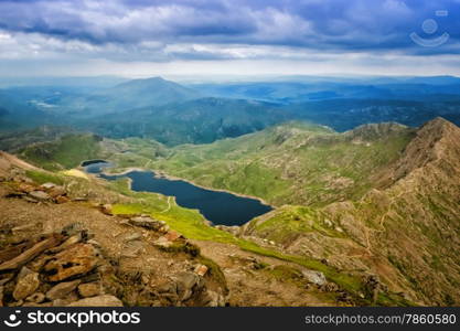 View from mount snowdon