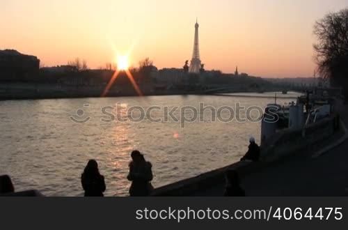 View from river Seine