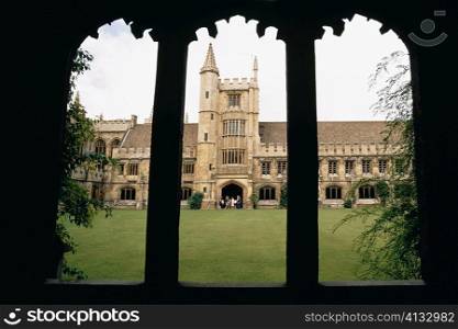 View from the courtyard of Magdalen College, Oxford, England