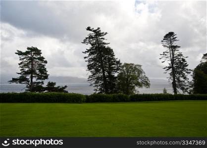 View from the front of Armadale castle