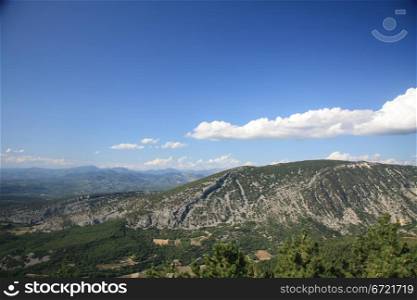 View from the Mont Ventoux area, Southern France