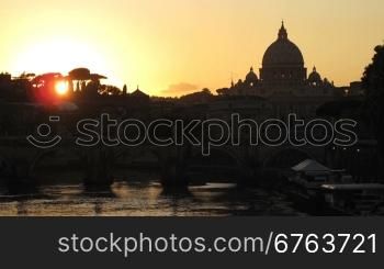 View from the river Tiber