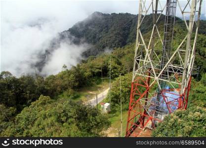 View from tower in Cameron Highlands, Malaysia