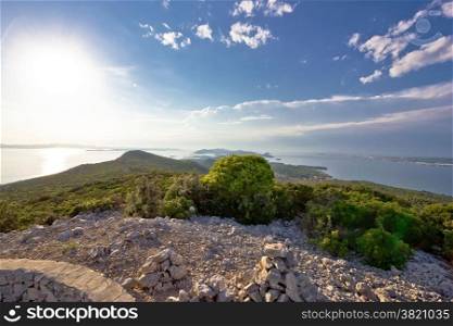 View fron Pasman island peak, Dalmatia, Croatia