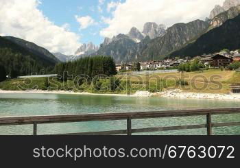 View in Auronzo di Cadore, Italy