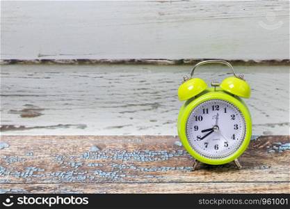 View of a classic alarm clock