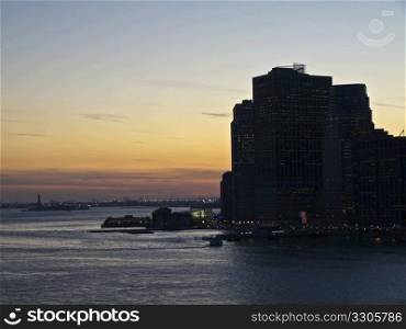 view of a part of Battery City, NYC