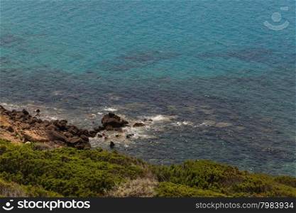 View of a wonderful beach in Sardinia