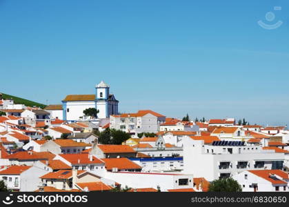 View of Aljustrel village, alentejo region, Portugal