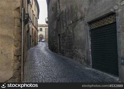 View of an alley, Orvieto, Terni Province, Umbria, Italy
