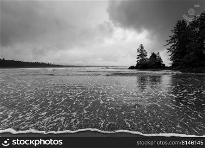 View of an ocean inlet, Pacific Rim National Park Reserve, British Columbia, Canada