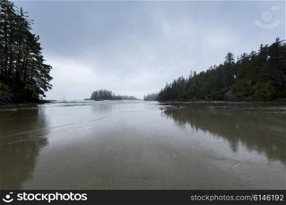 View of an ocean inlet, Pacific Rim National Park Reserve, British Columbia, Canada