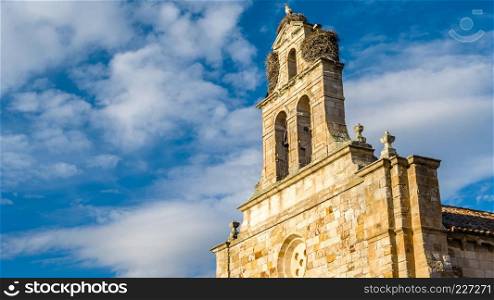 View of an old church in Zamora  Castile and Leon , Spain