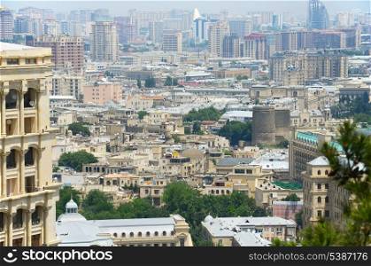 View of Baku city - capital of Azerbaijan