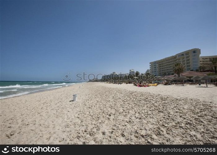 View of beach; Sousse; Tunisia