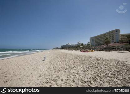 View of beach; Sousse; Tunisia