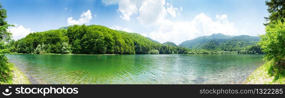 View of Biograd lake, Montenegro