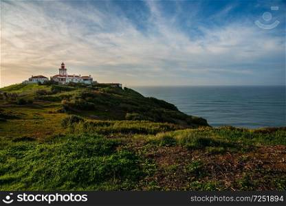 View of Cabo da Roca   in Sintra Portugal is the most ocidental point in europe.