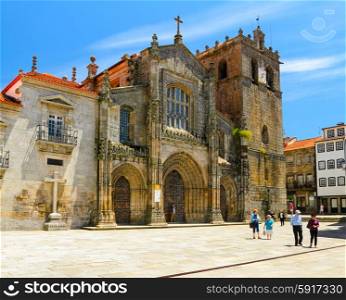 view of church in Lamego, Portugal