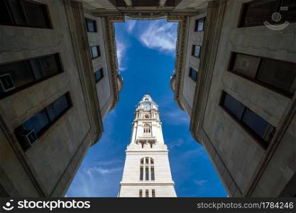 View of City Hall Philadelphia, PA in USA