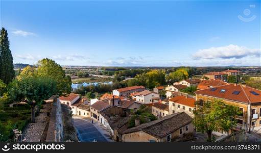 View of Ciudad Rodrigo Old Town in Salamanca, Spain