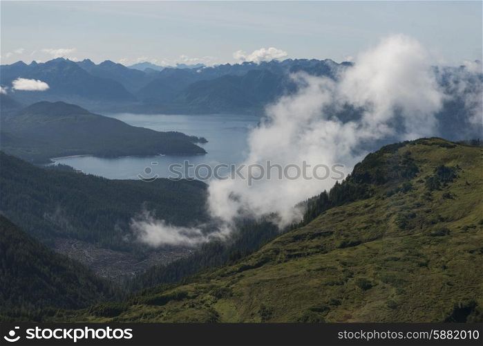View of coast, Skeena-Queen Charlotte Regional District, Haida Gwaii, Graham Island, British Columbia, Canada