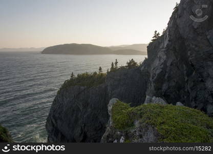 View of coast, Skerwink Trail, Trinity, Bonavista Peninsula, Newfoundland And Labrador, Canada