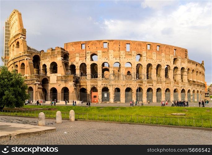 view of Colosseum, Rome, Italy