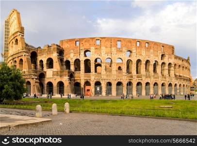 view of Colosseum, Rome, Italy