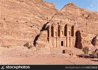 View of Ed Dier in Ancient Nabataeans City of Petra, Jordan