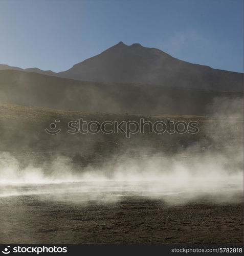 View of El Tatio geyser, San Pedro de Atacama, El Loa Province, Antofagasta Region, Chile