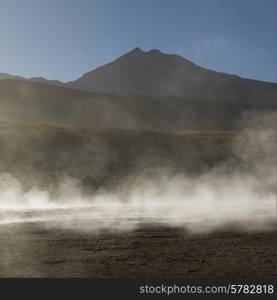 View of El Tatio geyser, San Pedro de Atacama, El Loa Province, Antofagasta Region, Chile