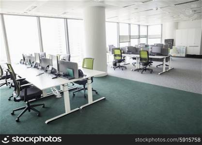 View of empty office