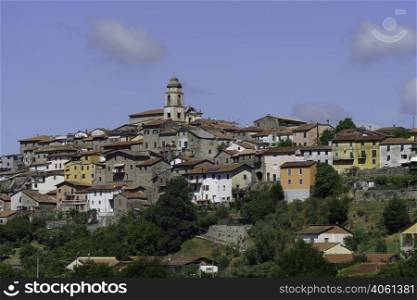 View of Gassano, old town in Lunigiana, Massa e Carrara province, Tuscany, Italy