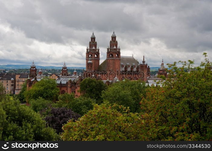 View of Glasgow Scotland