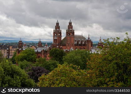 View of Glasgow Scotland