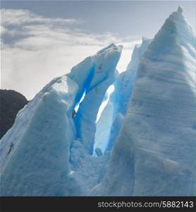 View of iceberg, Grey Glacier, Grey Lake, Torres del Paine National Park, Patagonia, Chile