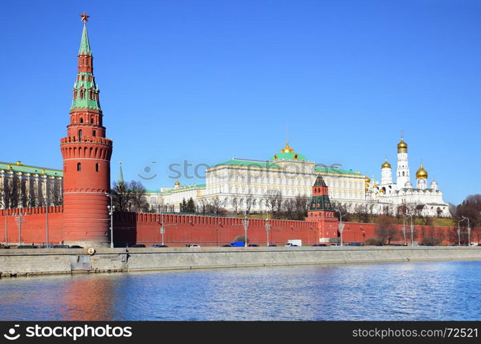 View of Kremlin in Moscow, Russia