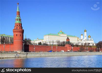 View of Kremlin in Moscow, Russia