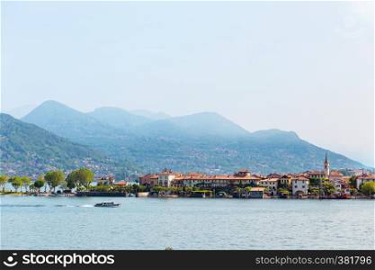 view of Lago Maggiore, Italy
