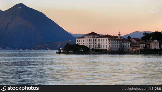 view of Lago Maggiore, Italy