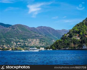 View of Lake Como (HDR). View of Lago di Como (Lake Como) (HDR)