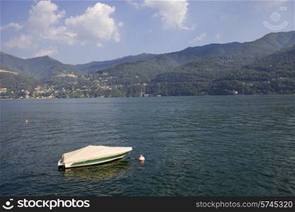 View of lake Como in the north of Italy
