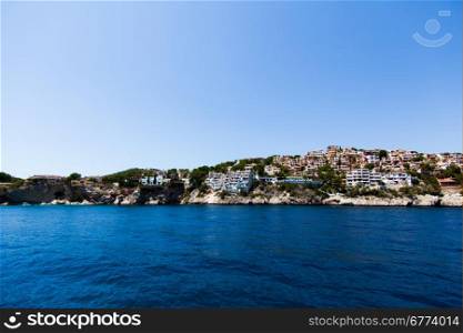 view of Mallorca coast, balearic islands, Spain