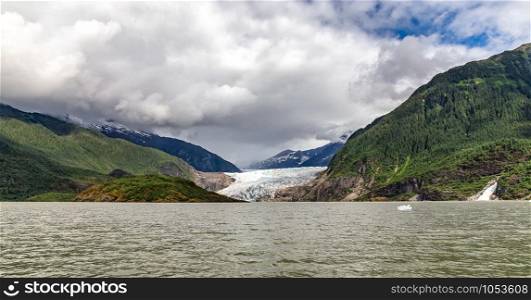 View of Mendenhall Glacier in Alaska
